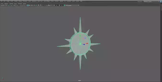 Low Poly 70s Styled Clock