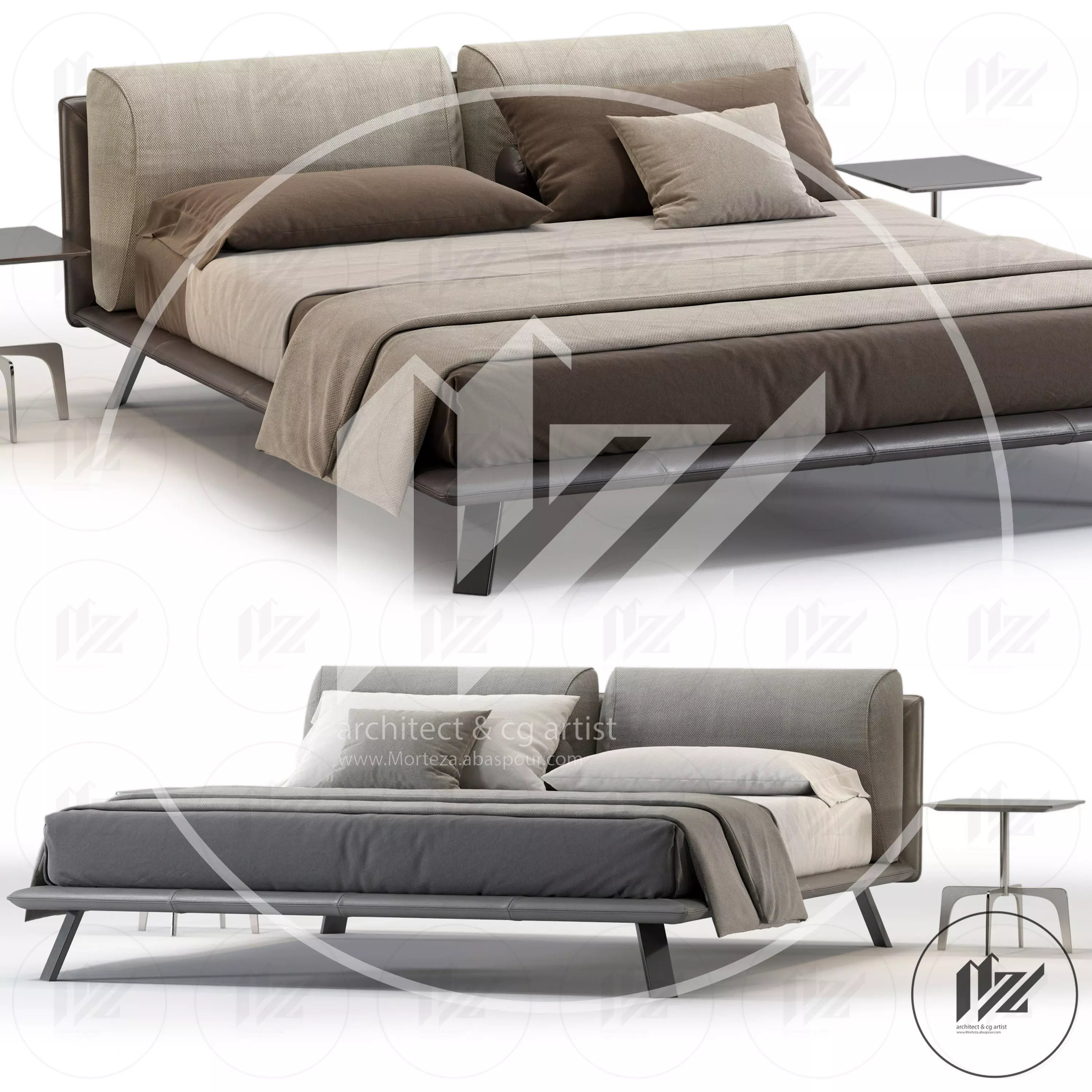 Ditreitalia KANAHA Bed 3D model