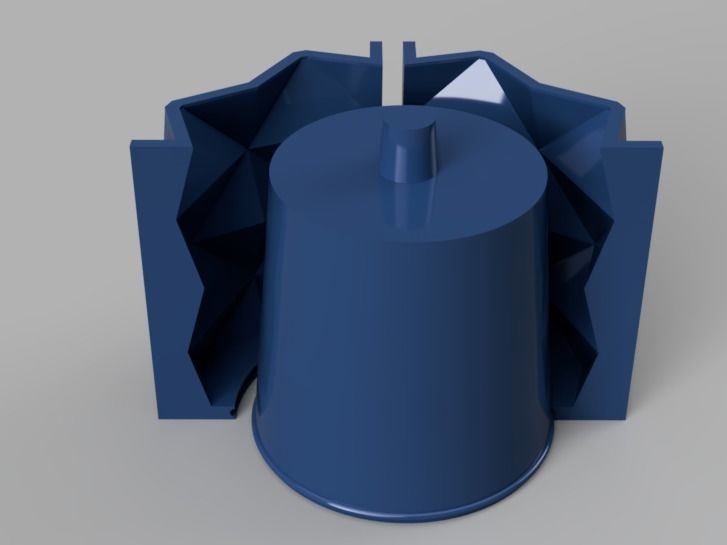 Molde geometrico para macetas  3d printed pot mold 3D print model_2
