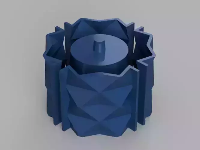 Molde geometrico para macetas  3d printed pot mold 3D print model