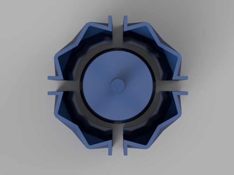 Molde geometrico para macetas  3d printed pot mold 3D print model_1