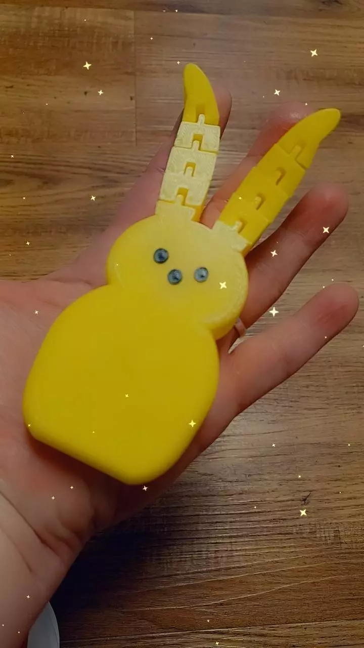 Peep Bunny Easter Bundle Flexi Ear Bunny 3D print model