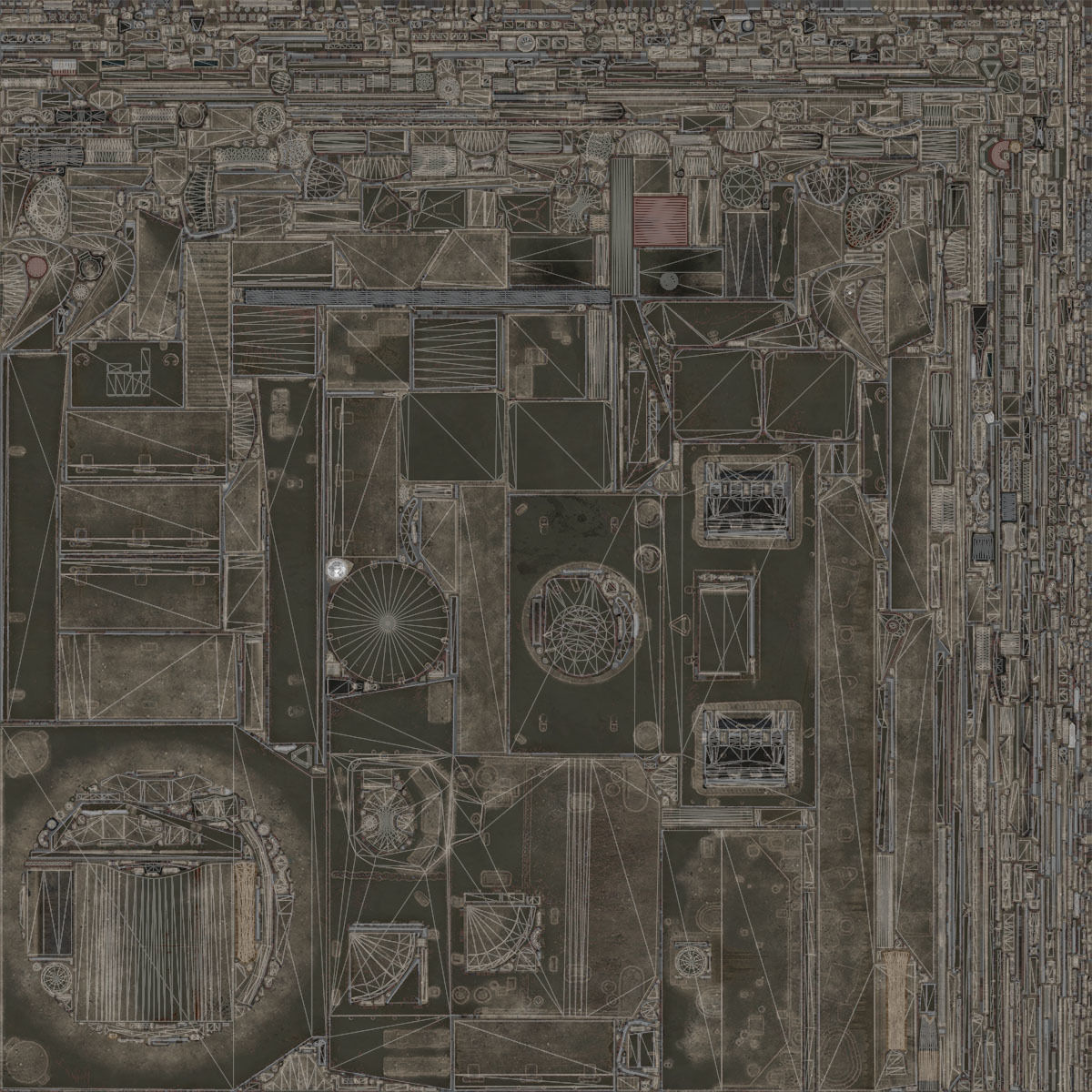 AMX-30B2 Tank Game Ready Low-poly 3D model_16