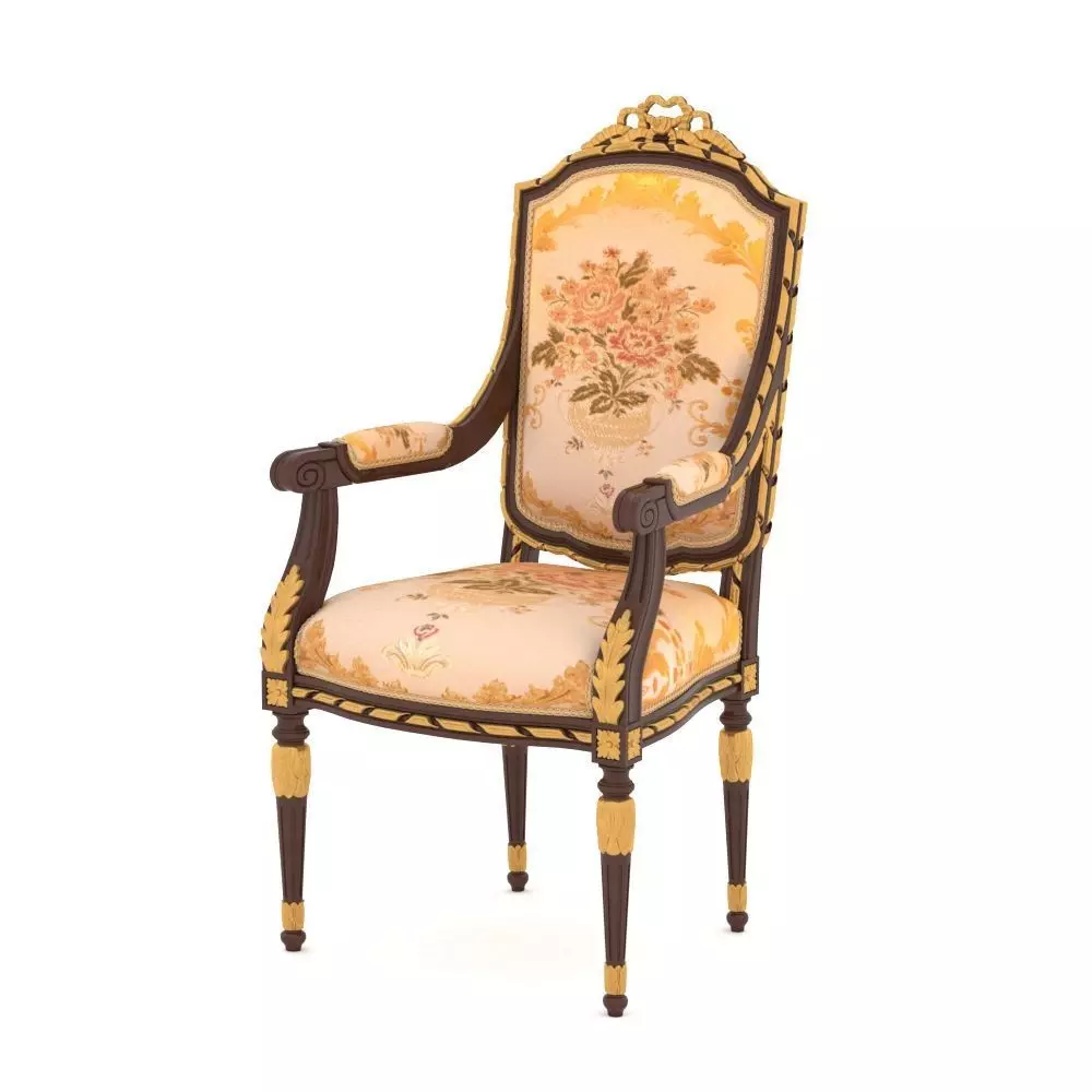 Classical Office Chair 3D model_0