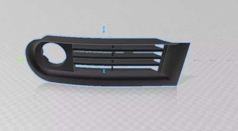 fog light audi a3 8L 3D print model