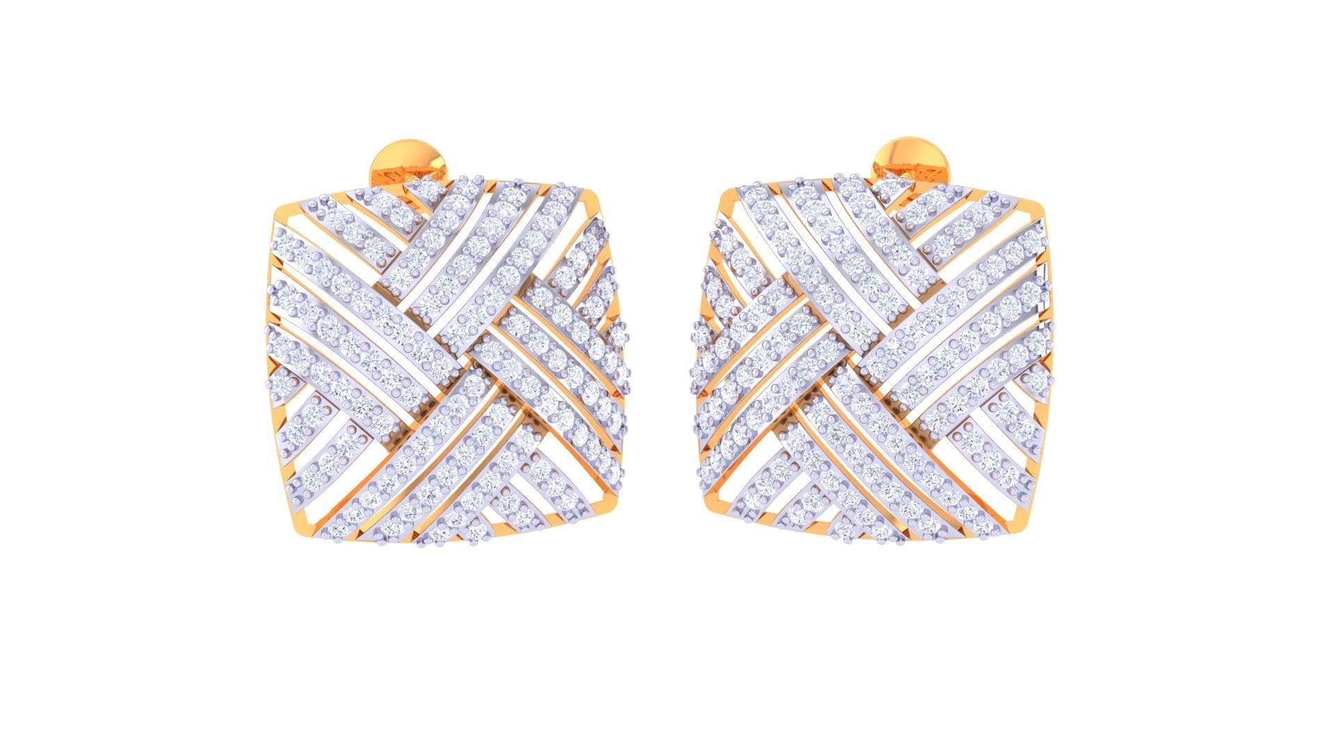 Studs Earrings - 12 3D print model_2