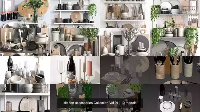 kitchen accessories Collection Vol 01