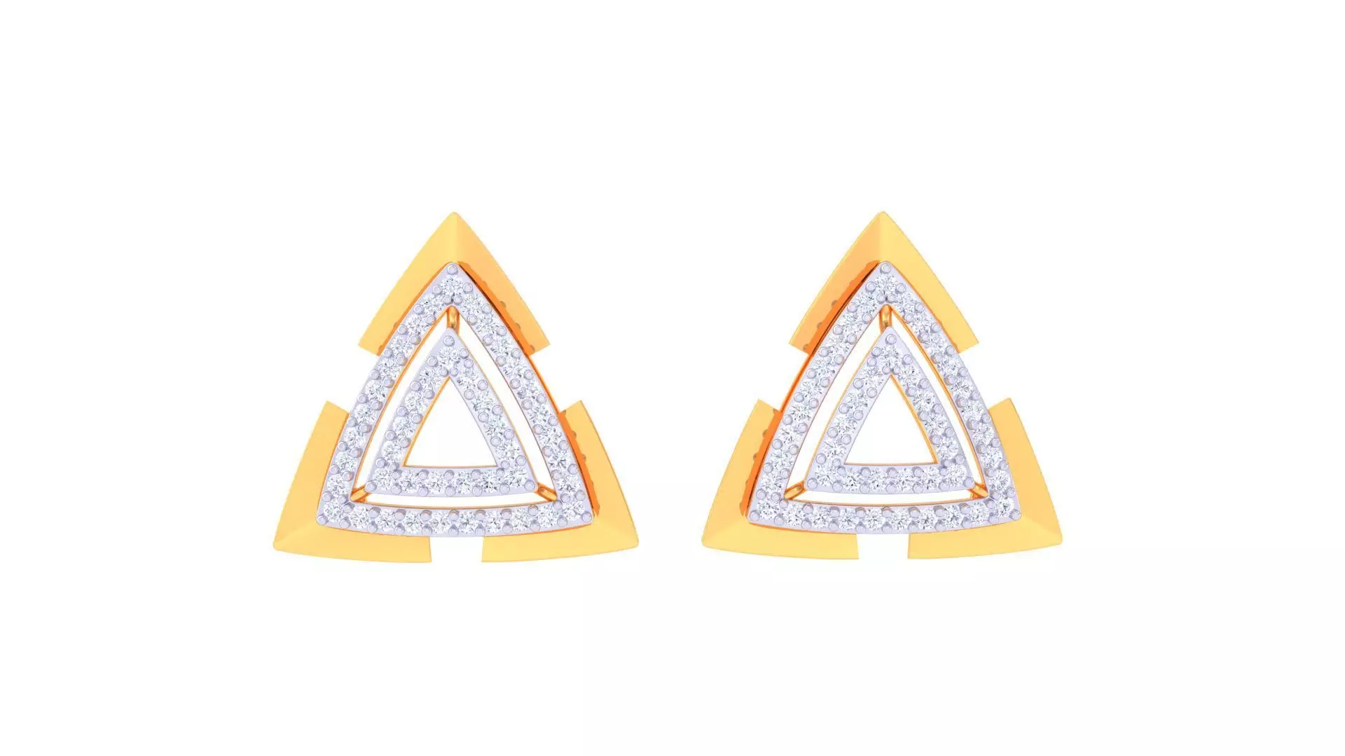 Studs Earrings - 23 3D print model_0