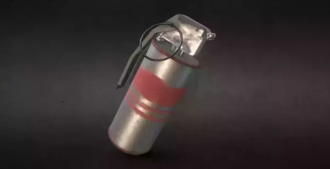 Hand grenade Free low-poly 3D model