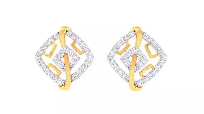 Studs Earrings - 1 3D print model