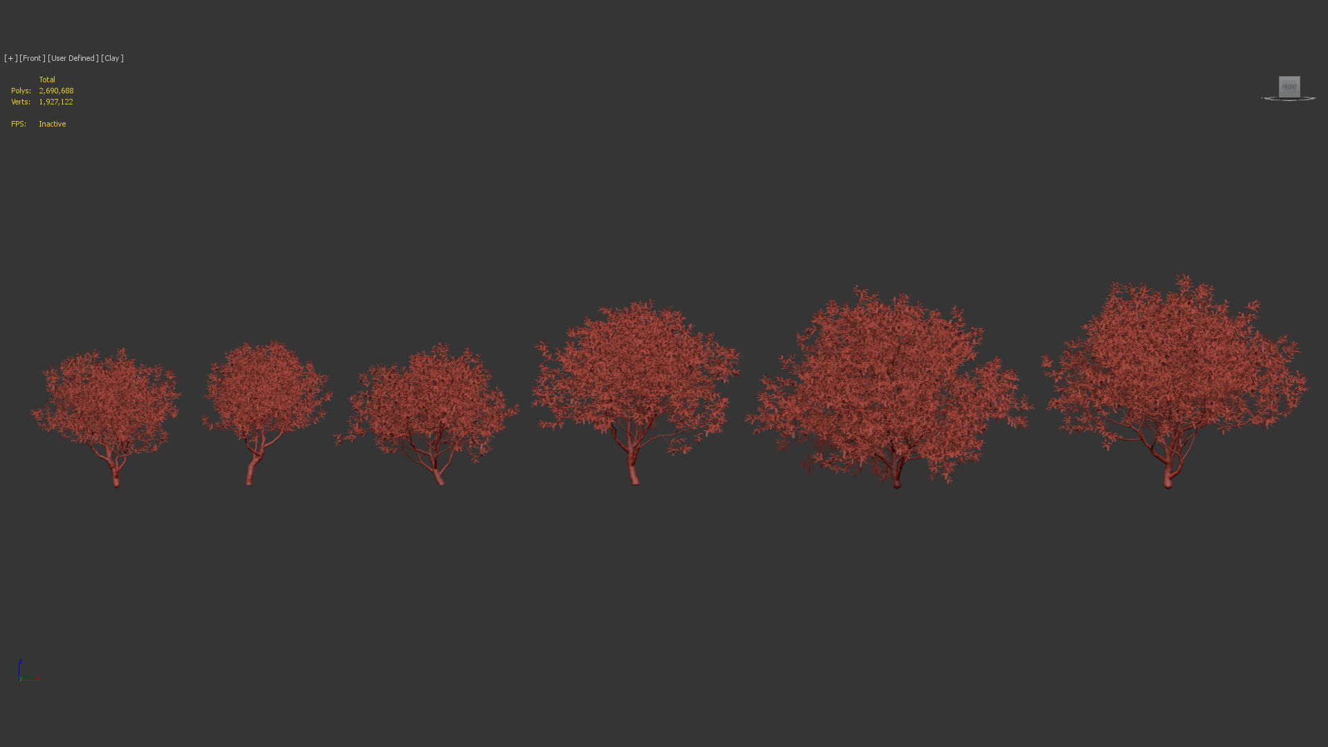 Citrus limon Lemon 3D model_9