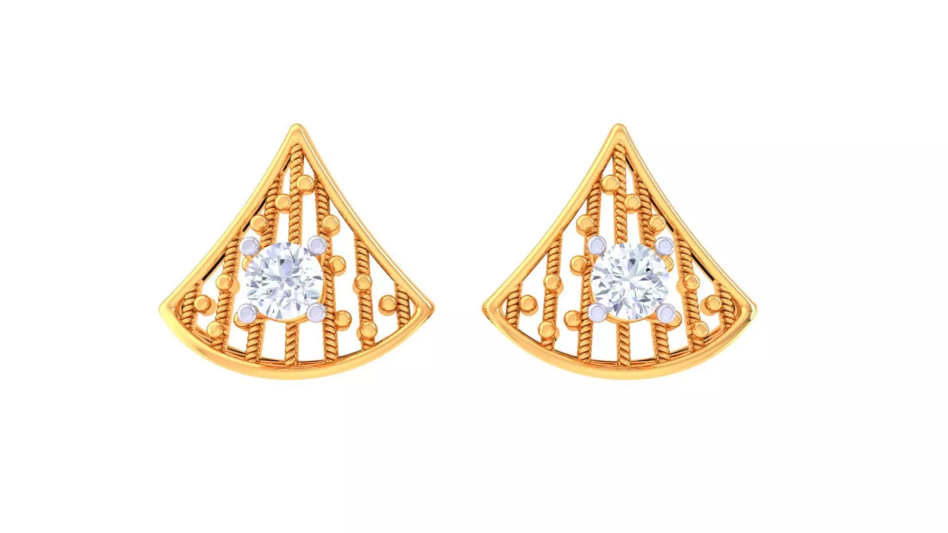 Studs Earrings - 7 3D print model_0