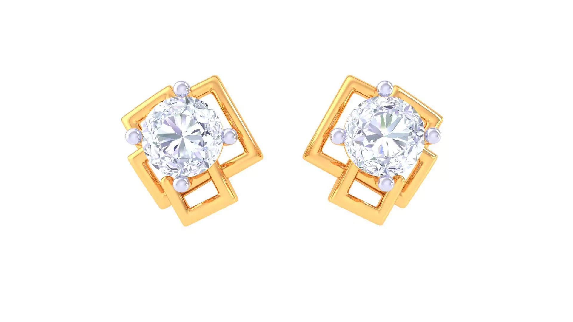 Studs Earrings - 30 3D print model_0