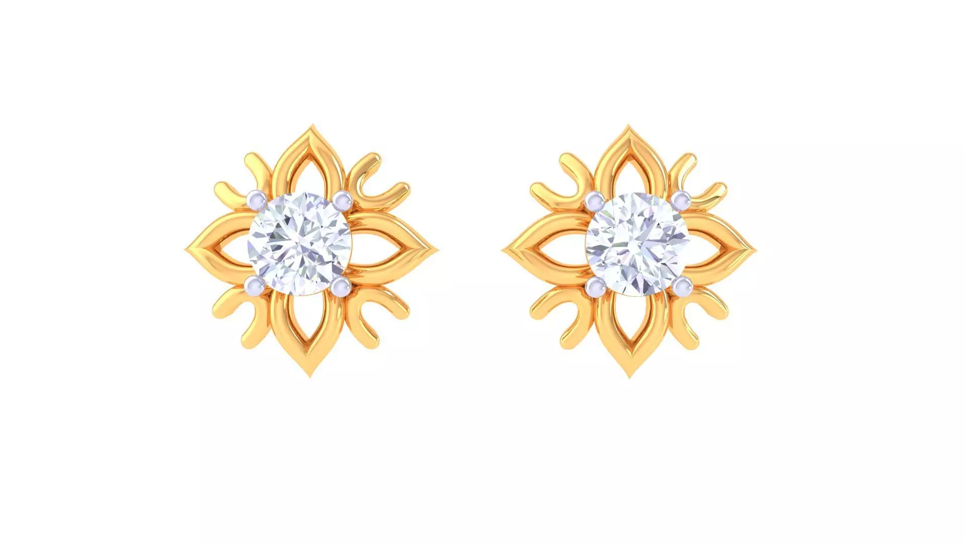 Studs Earrings - 26 3D print model_0