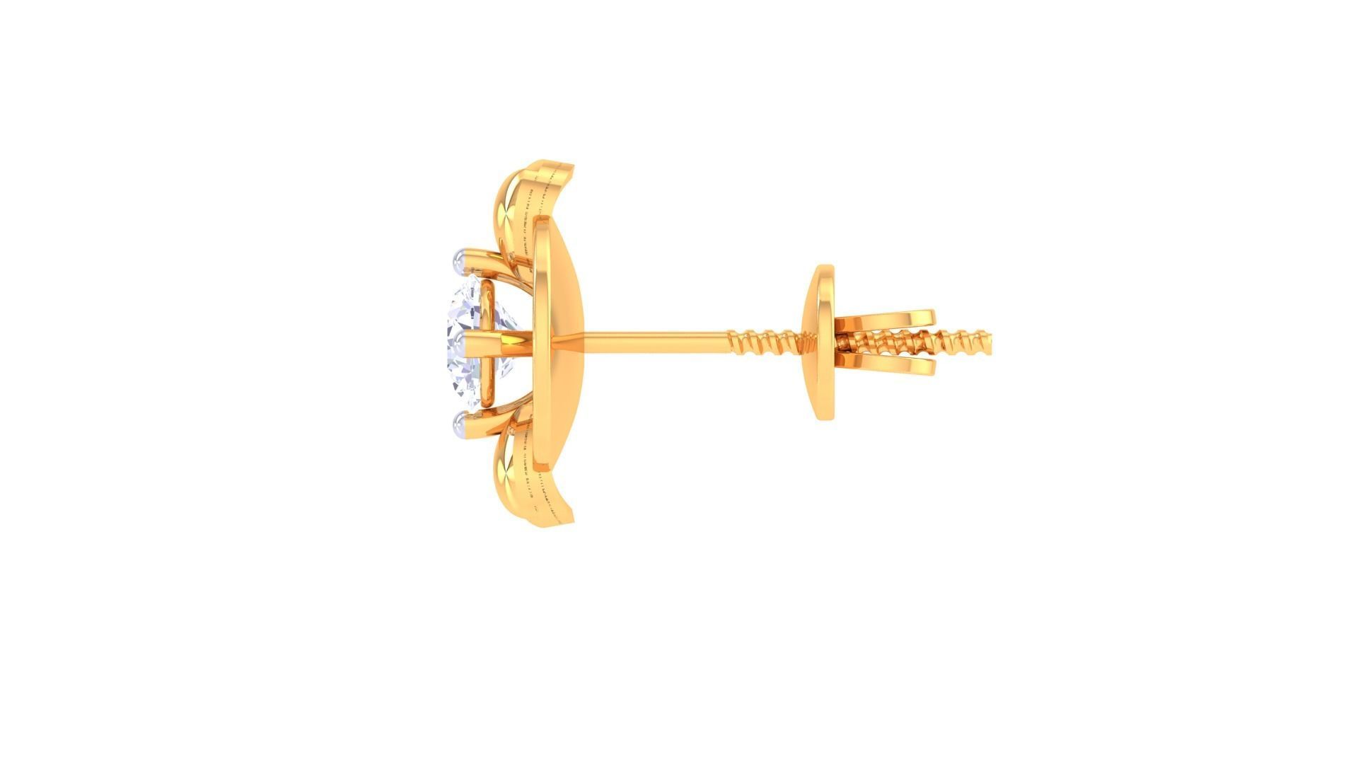 Studs Earrings - 19 3D print model_4