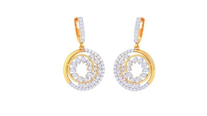 Hoops - Huggies Earrings - 99 3D print model