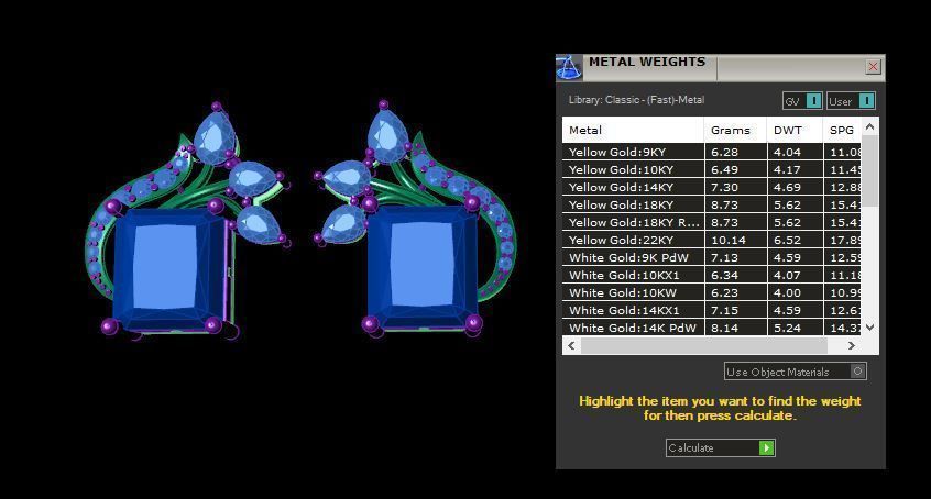 Earrings 3D print model_4