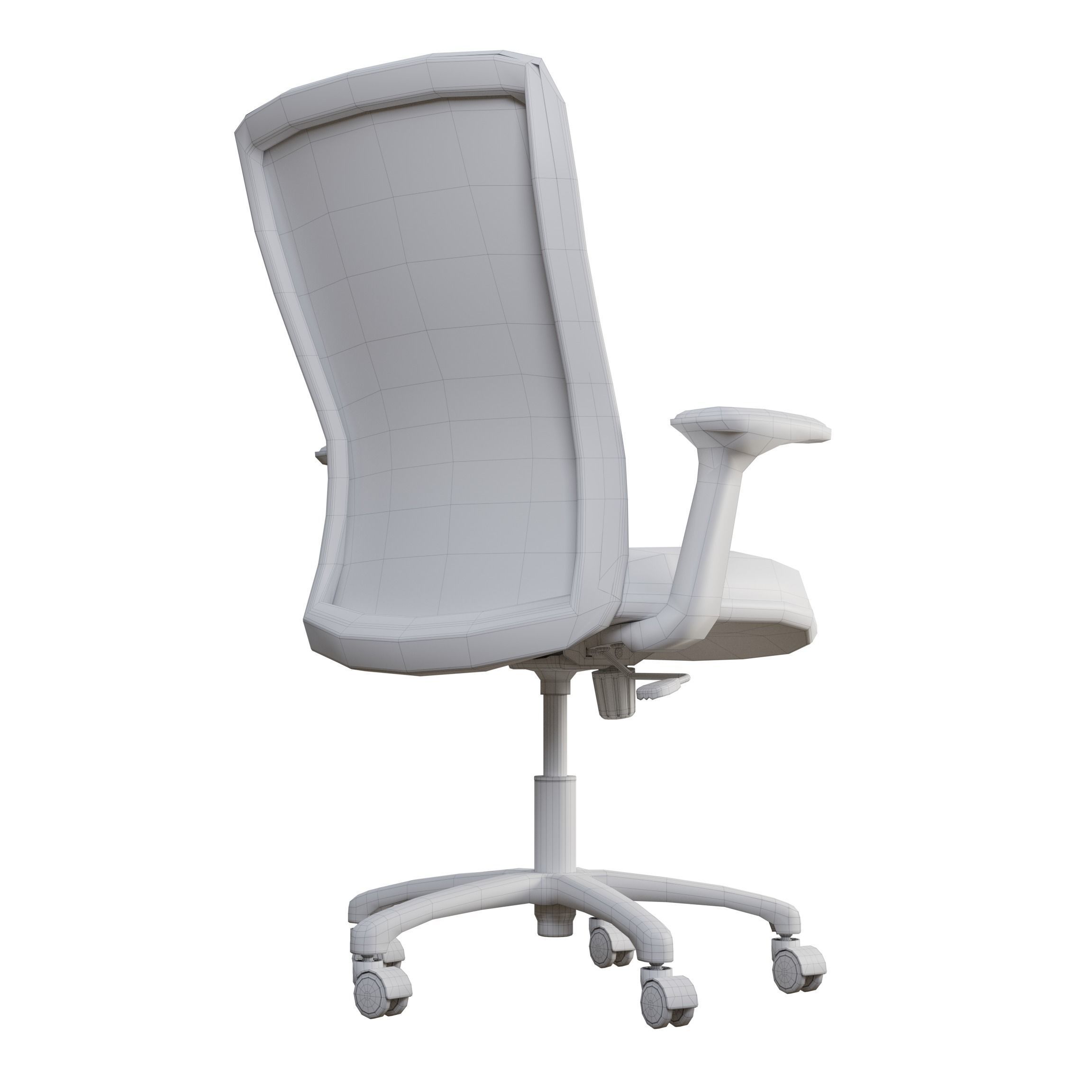Office chair 3D model_15