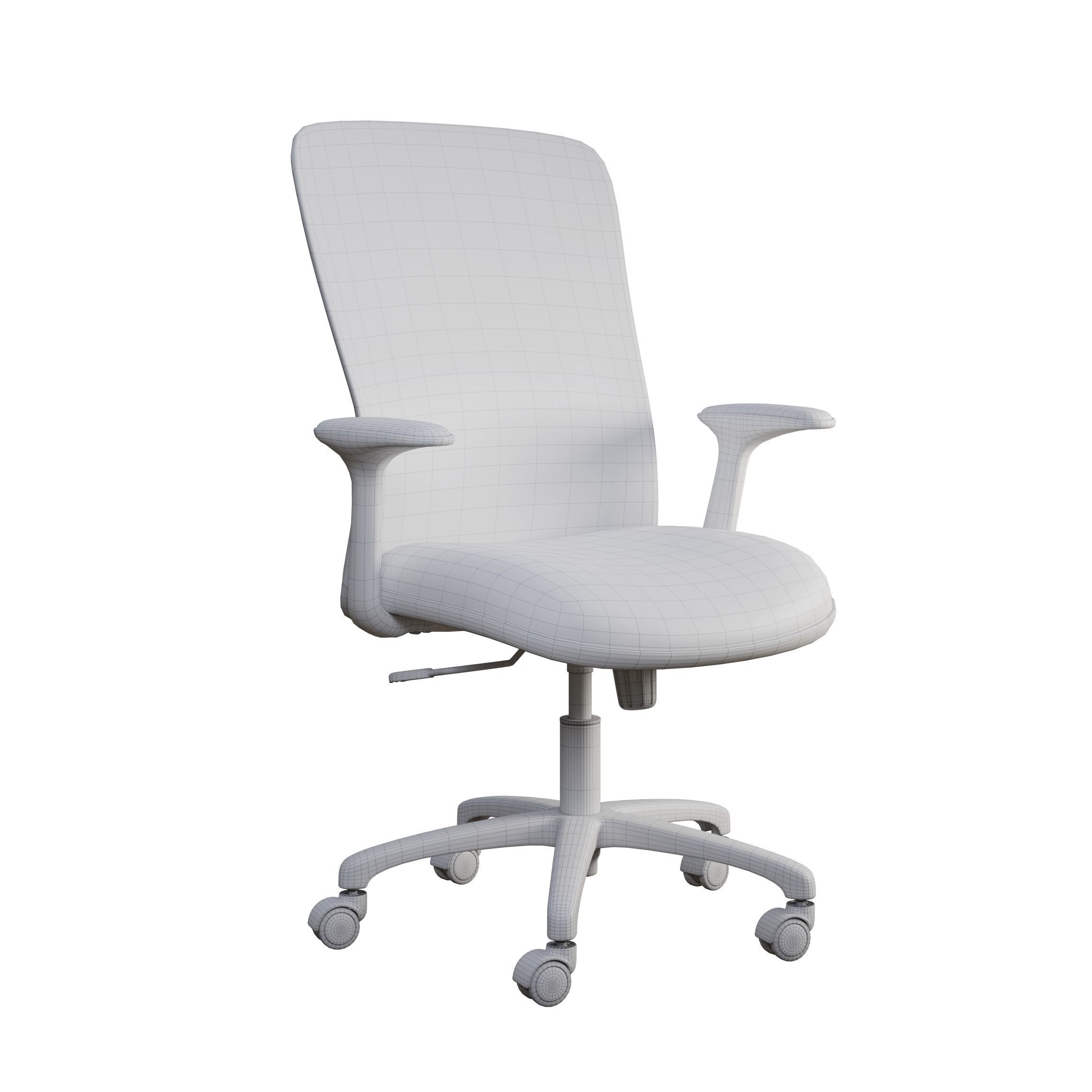 Office chair 3D model_13