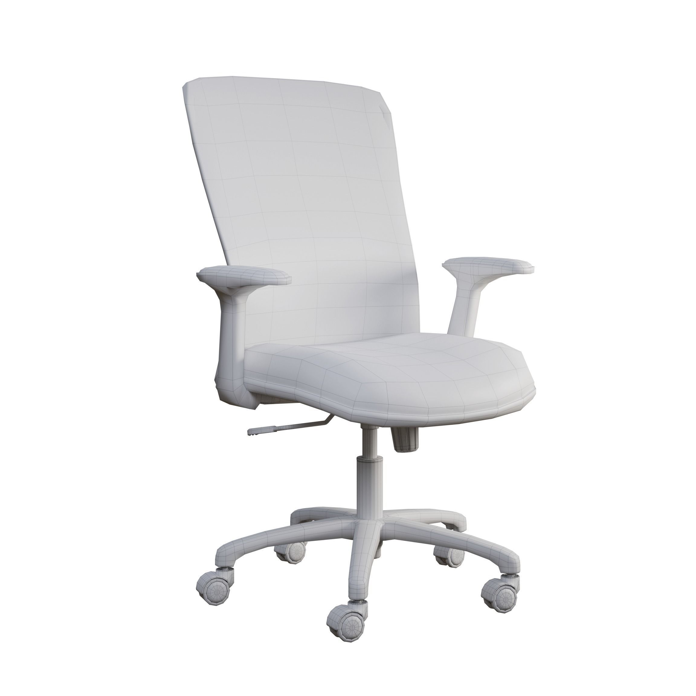 Office chair 3D model_12