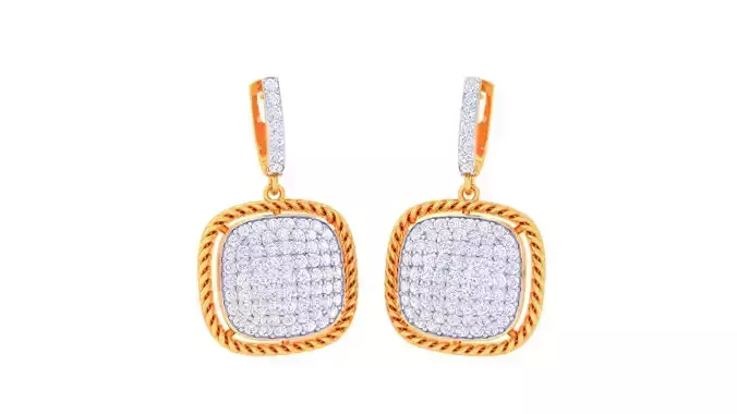 Hoops - Huggies Earrings - 100 3D print model