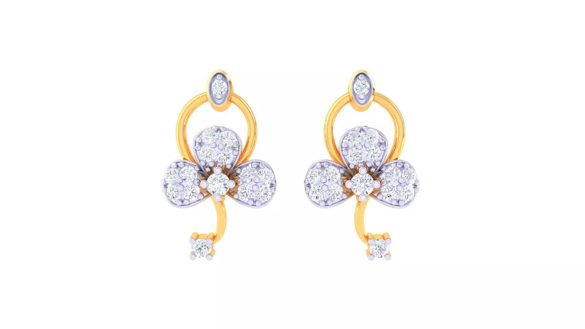 Studs Earrings - 10 3D print model_0