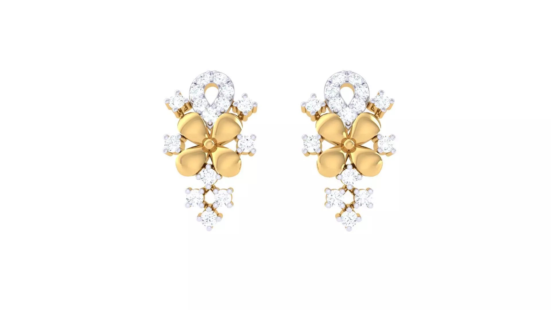 Studs Earrings - 48 3D print model_0