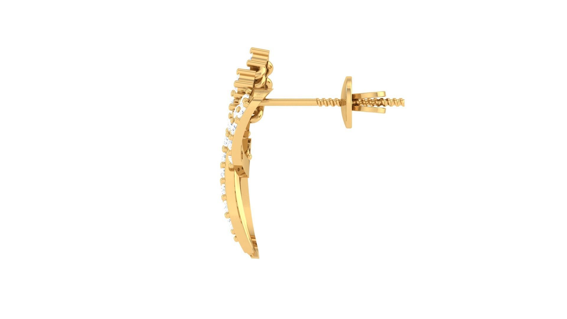 Studs Earrings - 38 3D print model_3