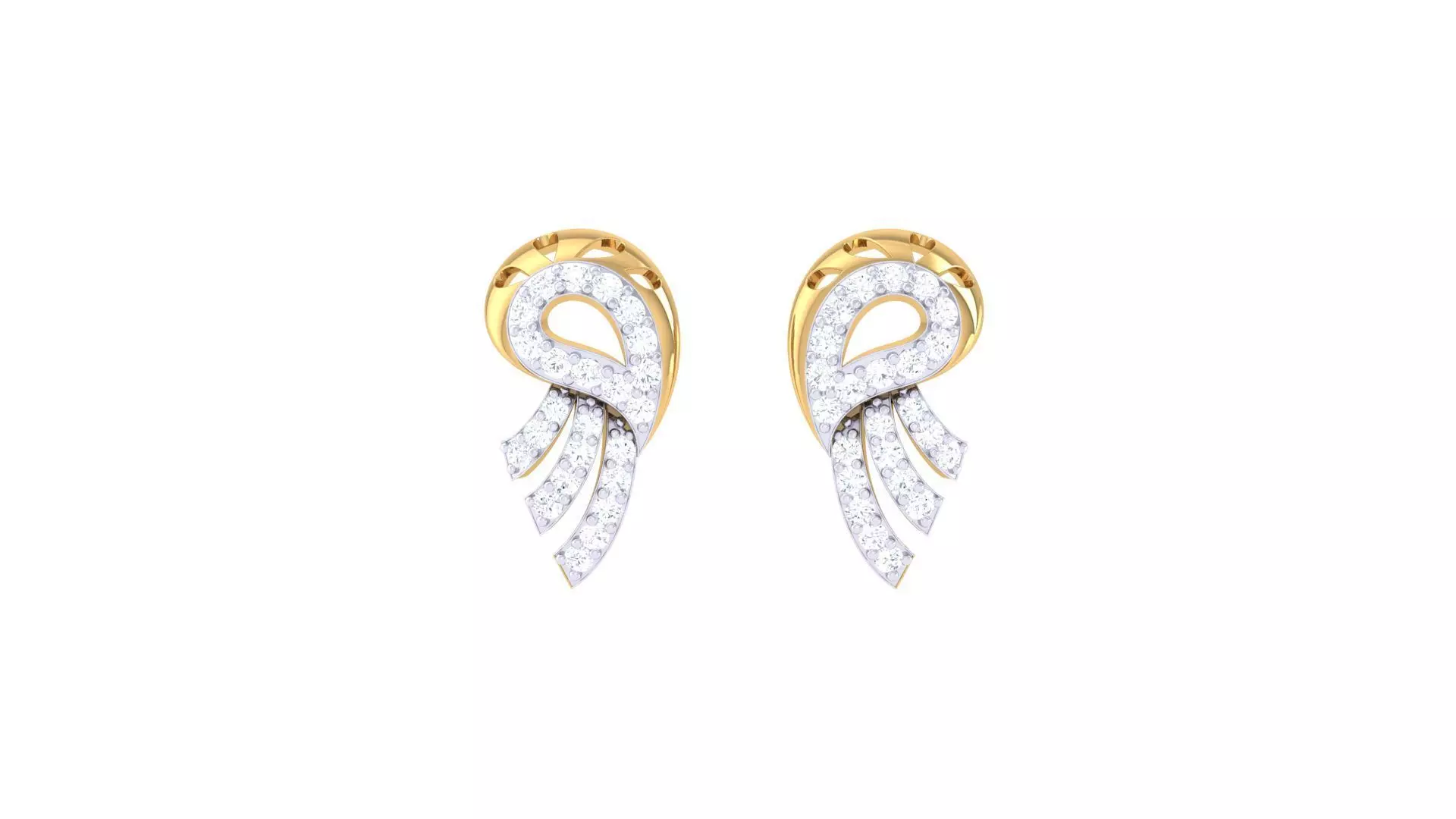 Studs Earrings - 31 3D print model_0