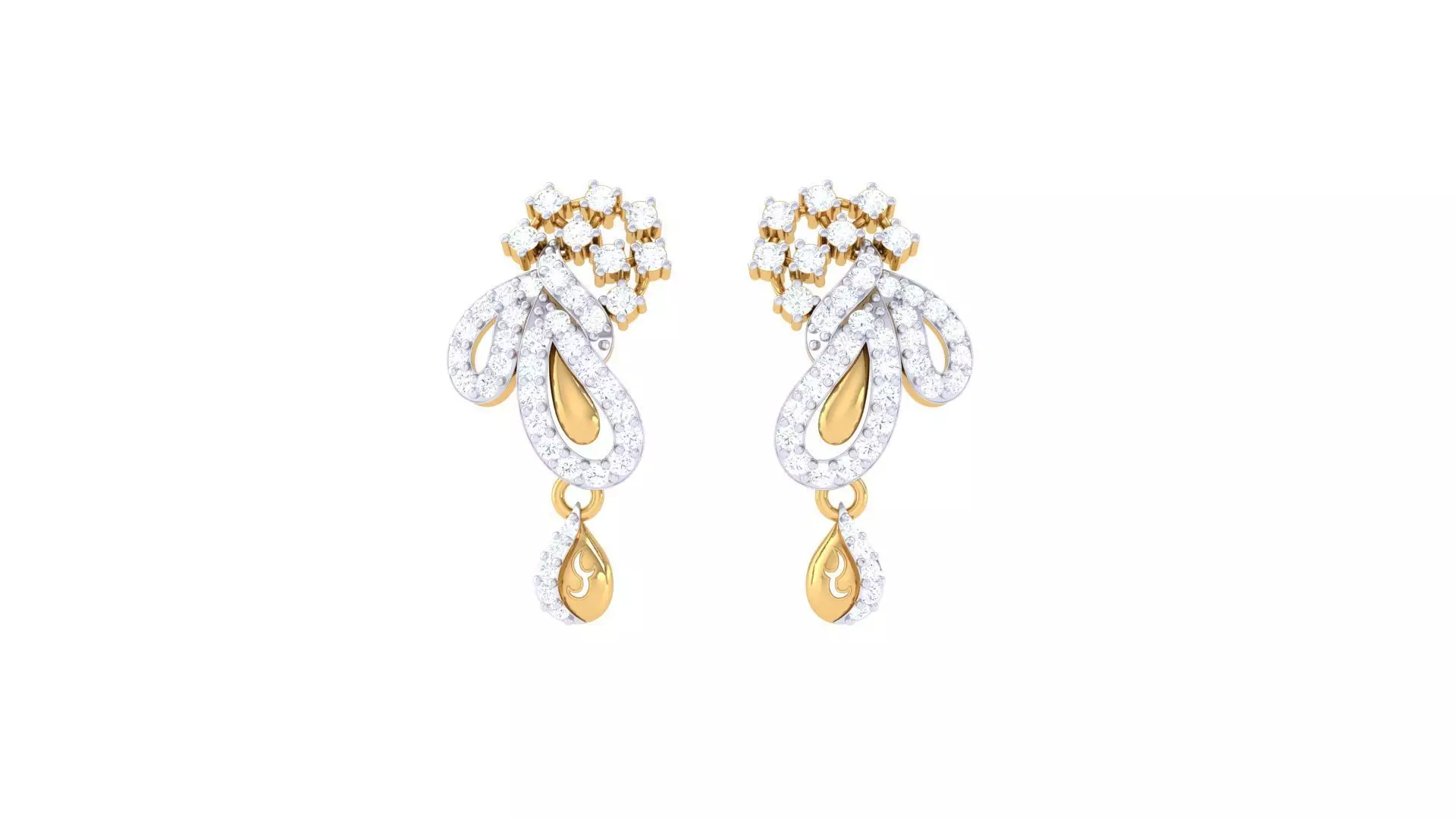 Studs Earrings - 27 3D print model_0