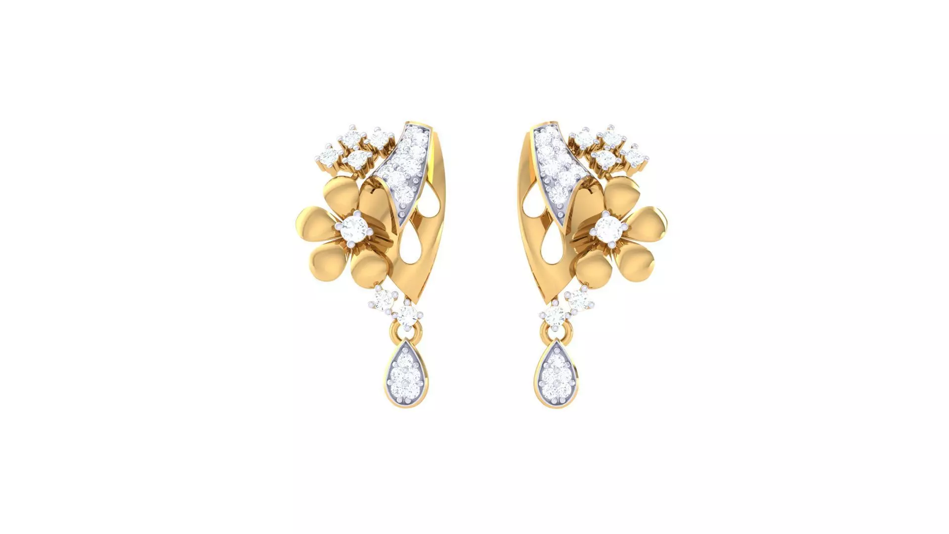 Studs Earrings - 25 3D print model_0