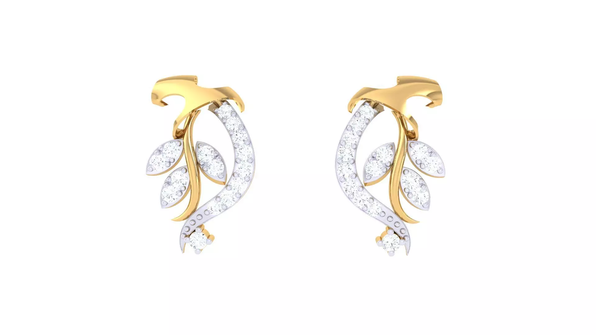 Studs Earrings - 11 3D print model_0