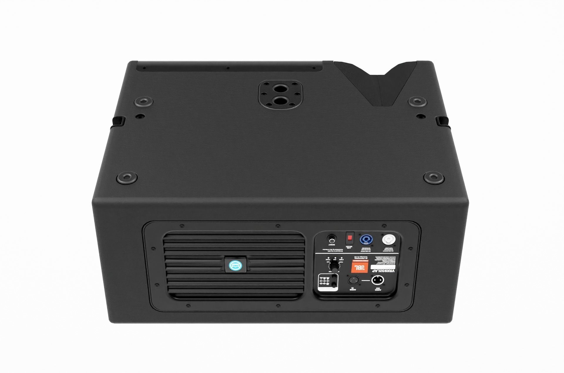 Speaker Professional 2 Black and White 3D model_16