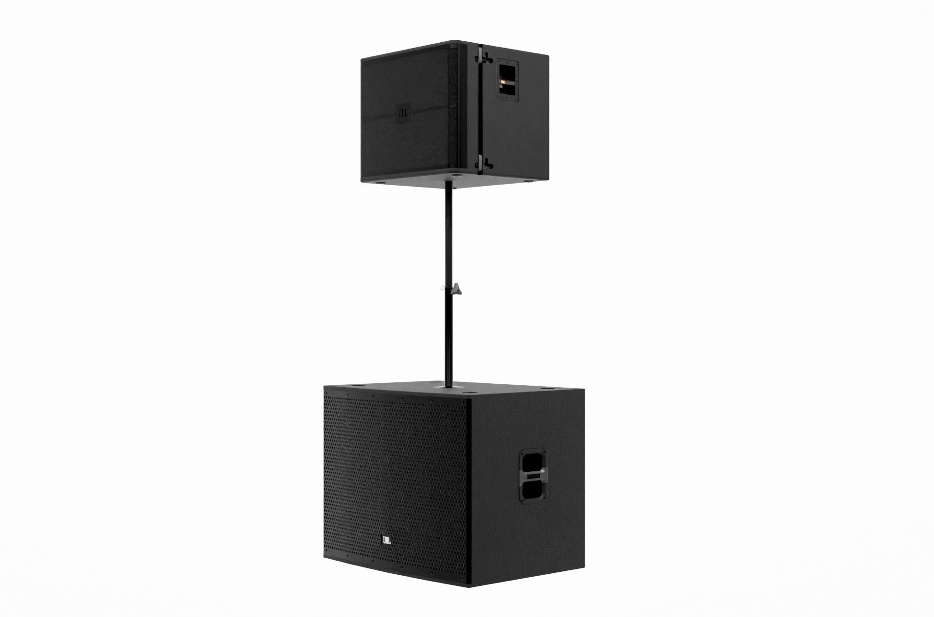 Speaker Professional 2 Black and White 3D model_3