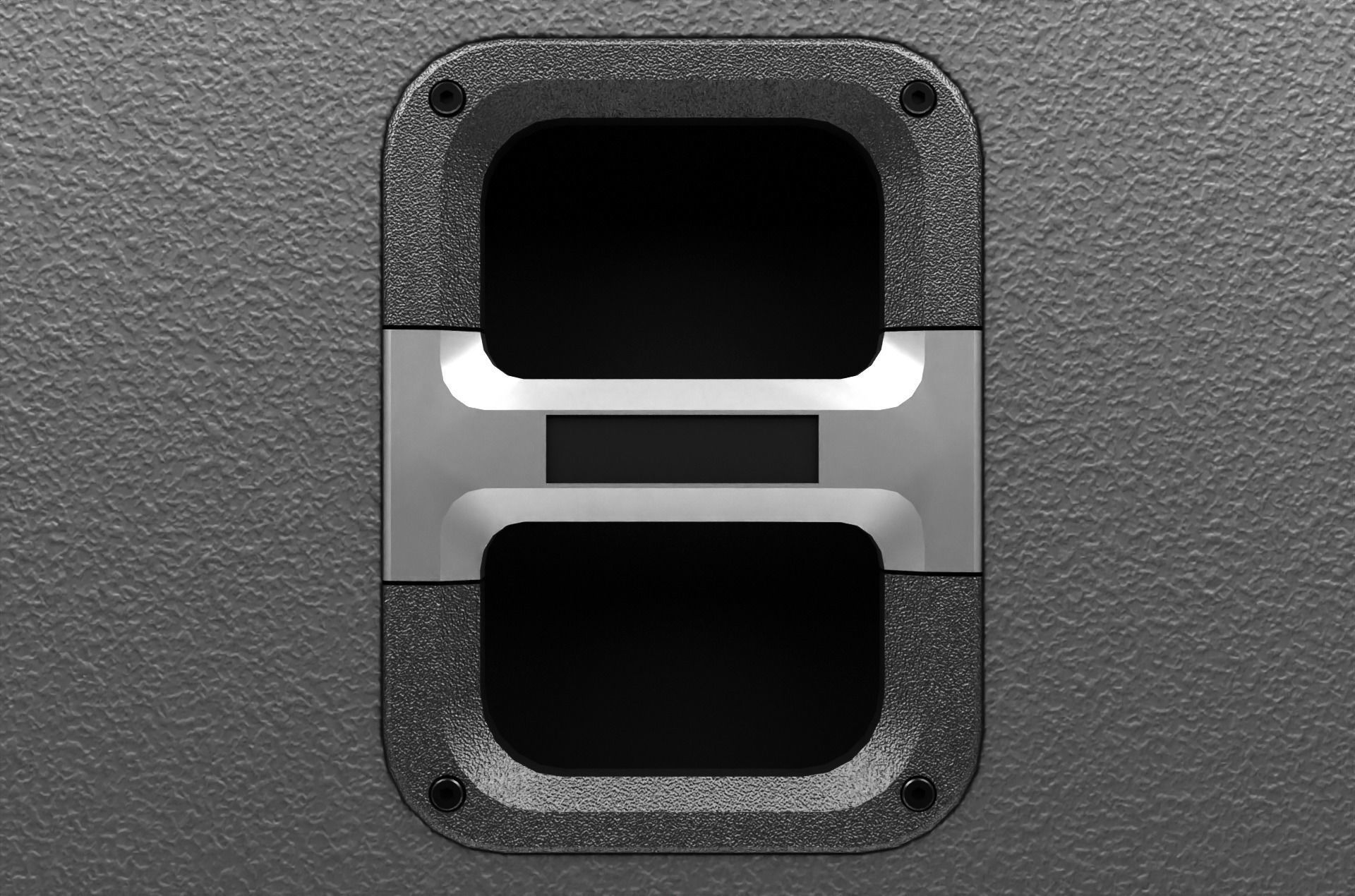 Speaker Professional 2 Black and White 3D model_9