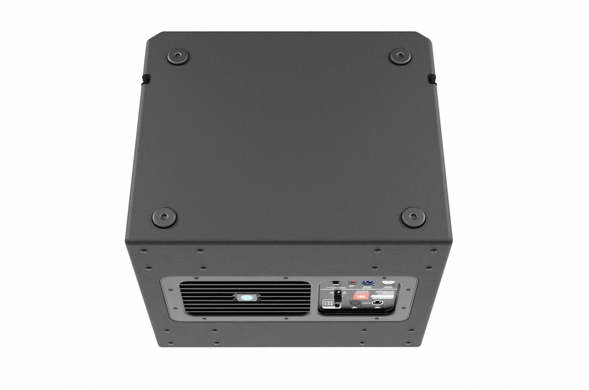 Speaker Professional 2 Black and White 3D model_25