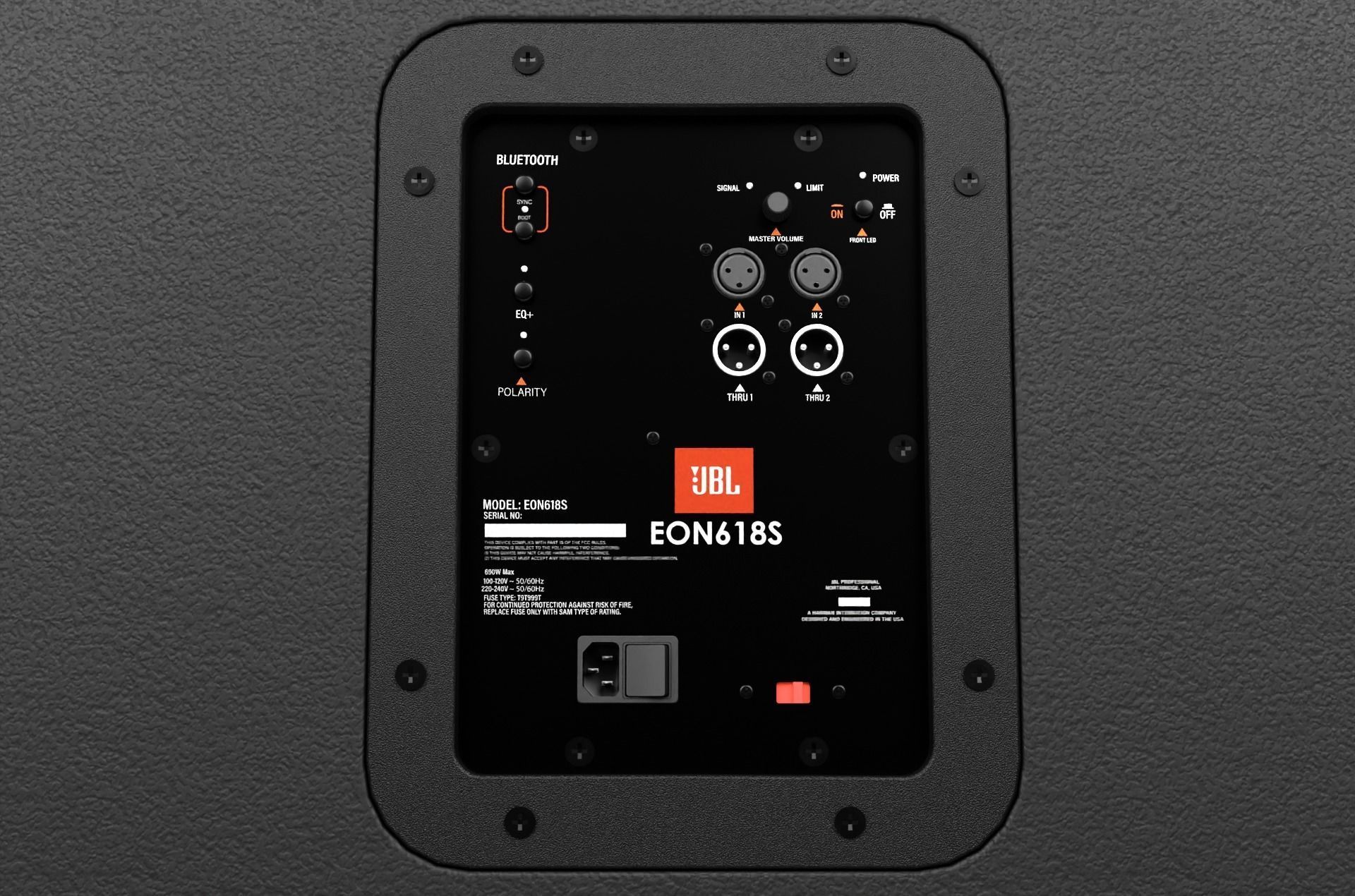 Speaker Professional 2 Black and White 3D model_8