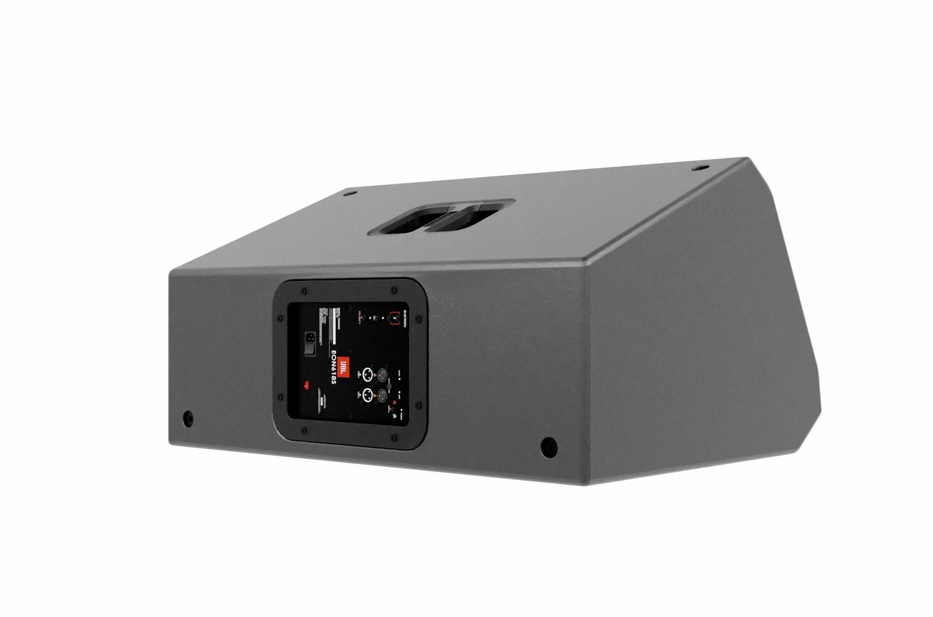 Speaker Professional 2 Black and White 3D model_35