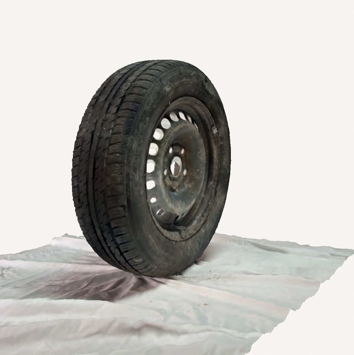 Car Wheel 3D print model_1