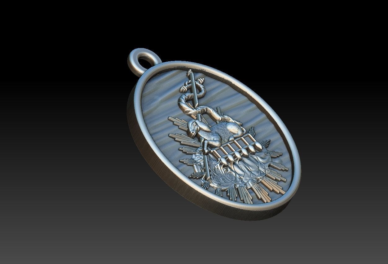 Agnus Dei Lamb Of God - Cordeiro de Deus 3D print model_11