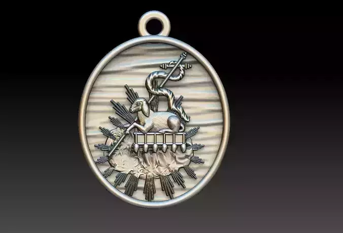 Agnus Dei Lamb Of God - Cordeiro de Deus 3D print model