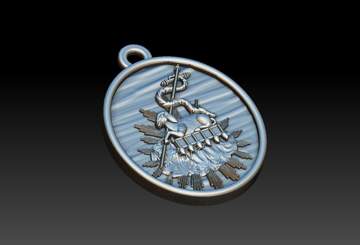 Agnus Dei Lamb Of God - Cordeiro de Deus 3D print model_10