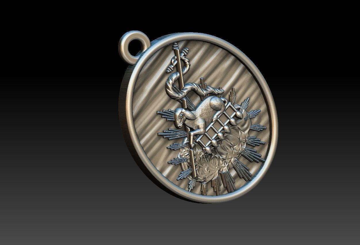 Agnus Dei Lamb Of God - Cordeiro de Deus 3D print model_13