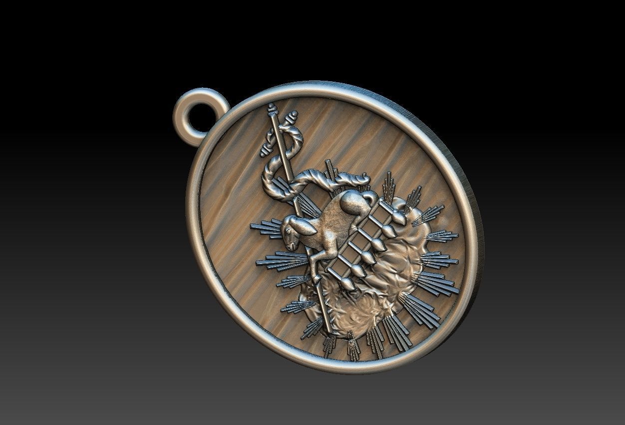 Agnus Dei Lamb Of God - Cordeiro de Deus 3D print model_16