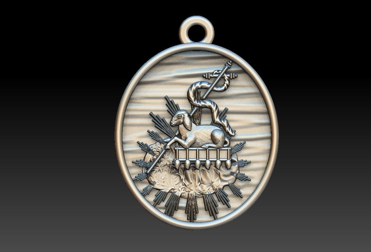 Agnus Dei Lamb Of God - Cordeiro de Deus 3D print model_18