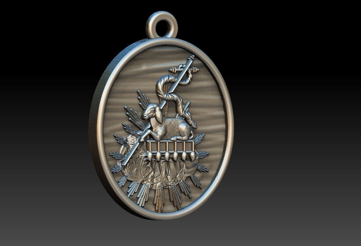 Agnus Dei Lamb Of God - Cordeiro de Deus 3D print model_1