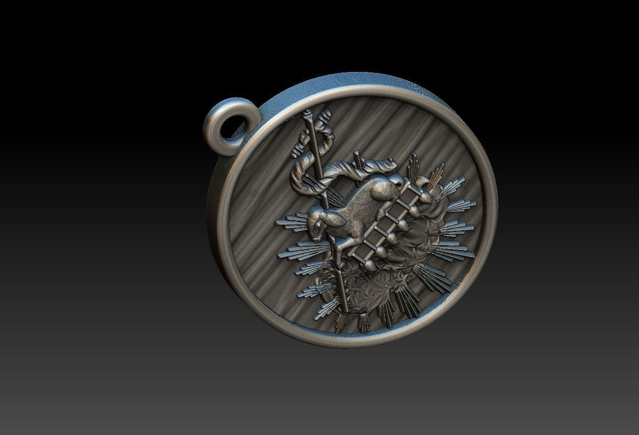 Agnus Dei Lamb Of God - Cordeiro de Deus 3D print model_14