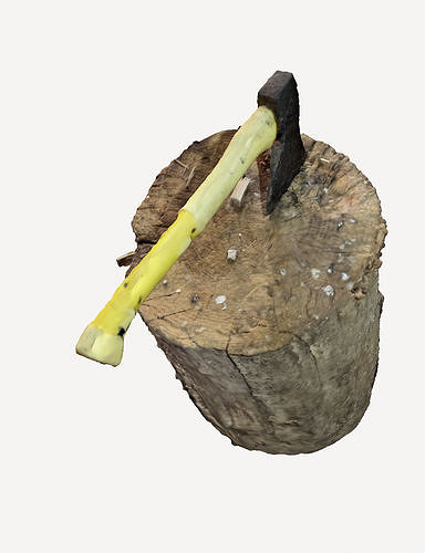 Ax on Stump 3D print model