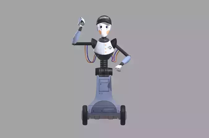 Security Bot - FNAF Security Breach Low-poly 3D model