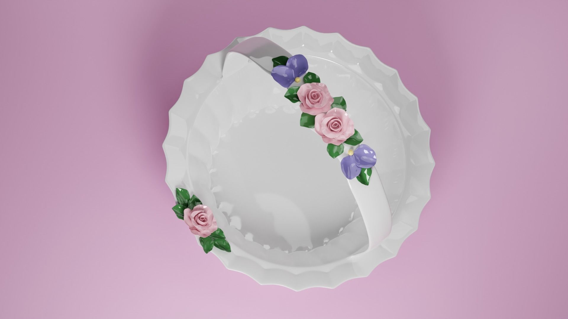 Kitchen cookie basket retro 3D model | CGTrader